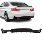 Performance galinio buferio Difuzorius skirtas BMW F32 / F33 / F36 su M-Pack, juodas blizgus