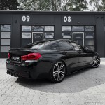 Performance rear bumper Diffuser for BMW F32 / F33 / F36 M-Pack, glossy black