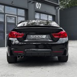 Performance galinio buferio Difuzorius skirtas BMW F32 / F33 / F36 su M-Pack, juodas blizgus