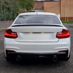 Performance bagažinės spoileris skirtas BMW F22 / F23 / F87, juodas blizgus