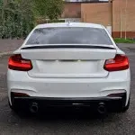 Performance bagažinės spoileris skirtas BMW F22 / F23 / F87, juodas blizgus