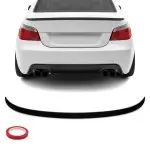 WR Spoileris ant Bagažinės dangčio skirtas BMW E60 (03-10), blizgus juodas