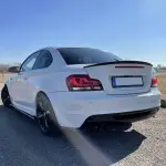 Performance Spoileris ant Bagažinės skirtas BMW E82, juodas blizgus