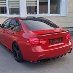 Performance galinio dangčio spoileris tinkantis BMW F30 / F80 (11-18), blizgus juodas