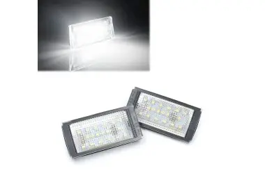 LED Numerių Apšvietimas, komplektas skirtas BMW E46 Coupe / Cabrio pre-facelift (99-03)