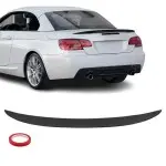 Performance Spoileris ant Galinio dangčio skirtas BMW E93 Cabrio, juodas blizgus