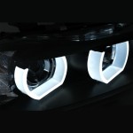 DTM style Xenon Headlights for BMW E90 / E91 PRE-LCI (05-08)