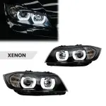 DTM style Xenon Priekiniai Žibintai, komplektas skirtas BMW E90 / E91 PRE-LCI (05-08)