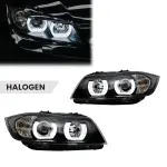 DTM style Headlights set for BMW E90 / E91 Halogen (05-11)