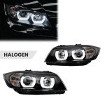DTM style Priekiniai Žibintai, komplektas skirtas BMW E90 / E91 halogen (05-11)