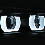 DTM style Priekiniai Žibintai, komplektas skirtas BMW E90 / E91 halogen (05-11)