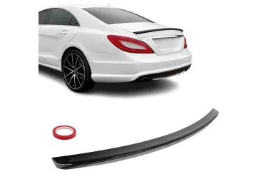 Bagažinės dangčio spoileris skirtas Mercedes C218, juodas blizgus
