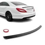 Bagažinės dangčio spoileris skirtas Mercedes C218, juodas blizgus