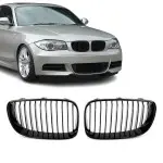 Priekinės grotelės skirtos BMW E81 / E82 / E87 / E88, juodos