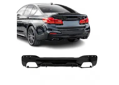 Performance galinio bamperio Difuzorius skirtas BMW G30 / G31, juodas blizgus