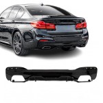 Performance galinio bamperio Difuzorius skirtas BMW G30 / G31, juodas blizgus