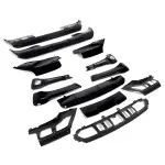 Aerodynamic bamperių Apdailos Komplektas skirtas BMW E70 X5 PRE-LCI (07-10), juodas blizgus