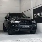 Aerodynamic bamperių Apdailos Komplektas skirtas BMW E70 X5 PRE-LCI (07-10), juodas blizgus