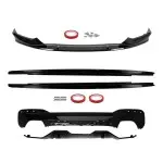 Performance Paketas skirtas BMW G30 / G31 PRELCI (17-20) su M-Pack, juodas blizgus