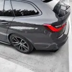 WR Galinio Bamperio Spliteriai, komplektas skirtas BMW G20 / G21 (18-22), juodi blizgūs