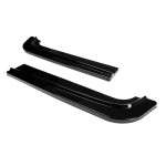 MX-style Rear Bumper side Splitters set for VW T6 / T6.1, glossy black