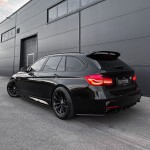 HAUER Galinio Bamperio Spliteriai, komplektas skirtas BMW F30 / F31 su M Pack, juodi blizgūs
