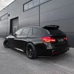 WR Galinio Bamperio Spliteriai, komplektas skirtas BMW F30 / F31 su M Pack, juodi blizgūs