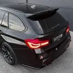 WR Galinio Bamperio Spliteriai, komplektas skirtas BMW F30 / F31 su M Pack, juodi blizgūs