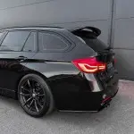WR Galinio Bamperio Spliteriai, komplektas skirtas BMW F30 / F31 su M Pack, juodi blizgūs