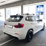 Roof Spoiler for BMW X1 E84, glossy black
