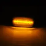 LED Dinaminiai Posūkiai ant sparnų, komplektas skirtas Audi A3 / A4 / A6, tamsinti