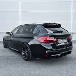 WR Galinio Bamperio Spliteriai, komplektas skirtas BMW G30, G31 / F10, F11, juodi blizgūs