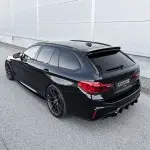 WR Galinio Bamperio Spliteriai, komplektas skirtas BMW G30, G31 / F10, F11, juodi blizgūs