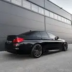 WR Galinio Bamperio Spliteriai, komplektas skirtas BMW G30, G31 / F10, F11, juodi blizgūs