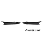 Priekinio Bamperio Spliteriai, komplektas skirtas BMW E90 / E91 PRE-LCI (05-08) su M-Pack, juodi blizgūs
