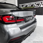 M4-style Trunk Spoiler for BMW G30 / F90, glossy black