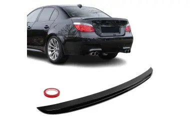 M5 išvaizdos Spoileris ant Bagažinės Dangčio skirtas BMW E60, juodas blizgus