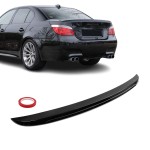 M5 išvaizdos Spoileris ant Bagažinės Dangčio skirtas BMW E60, juodas blizgus