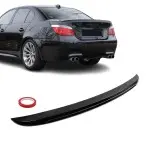 M5 išvaizdos Spoileris ant Bagažinės Dangčio skirtas BMW E60, juodas blizgus