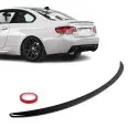 M3 išvaizdos Spoileris ant Bagažinės Dangčio skirtas BMW E92 Coupe, juodas blizgus (06-13)