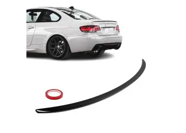 M3 išvaizdos Spoileris ant Bagažinės Dangčio skirtas BMW E92 Coupe, juodas blizgus (06-13)