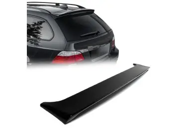 H style Spoileris ant Bagažinės Dangčio skirtas BMW E61 Touring, juodas blizgus