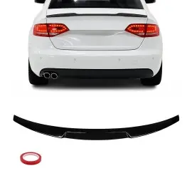 V style Bagažinės dangčio Spoileris skirtas Audi A4 B8...