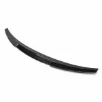 V style Trunk Spoiler for Audi A4 B8 sedan (08-15), glossy black
