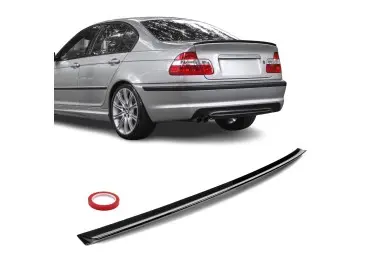 Spoileris ant Bagažinės Dangčio skirtas BMW E46 sedan / coupe / cabrio, juodas blizgus