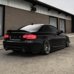 PSM style Trunk Spoiler for BMW E92 Coupe, glossy black (06-13)