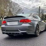 PSM style Trunk Spoiler for BMW E92 Coupe, glossy black (06-13)