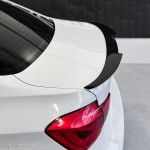 M4 style galinio dangčio spoileris skirtas BMW F30 / F80 (11-18), juodas blizgus