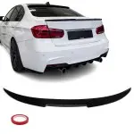 M4 style galinio dangčio spoileris skirtas BMW F30 / F80 (11-18), juodas blizgus