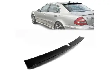 Spoileris ant Galinio Stiklo, skirtas Mercedes W211, juodas blizgus